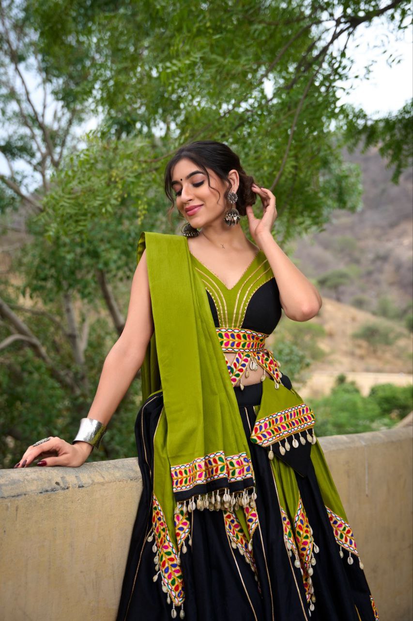 Awesome Cotton Ready to Wear Chaniya Choli for Navratri