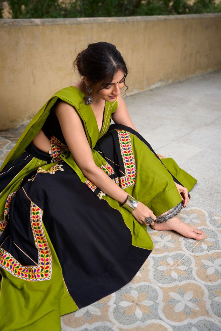 Awesome Cotton Ready to Wear Chaniya Choli for Navratri
