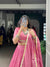 Rose Quartz Pink Mirror Work Lehenga Choli Set with Gota Patti Dupatta