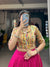 Mirror Work Multicolor Ajrakh Blouse with Dual Lehenga Skirt Set