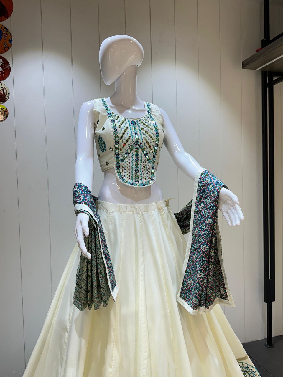 Jaam Cotton Chaniya Choli With Handwork Concept