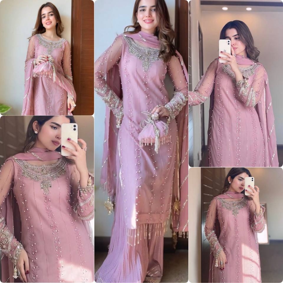 Pakistani Dress Salwar Kameez Ready To Wear Palazzo Suit Wedding Party Bollywood