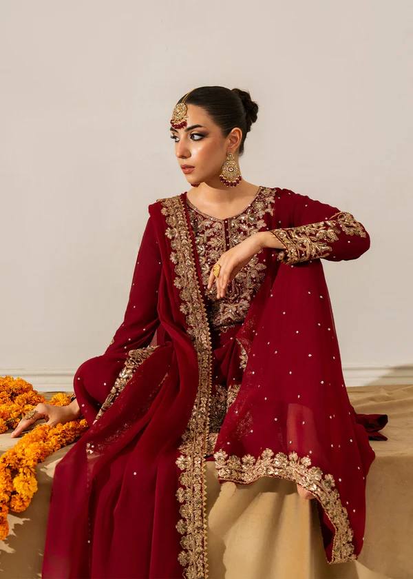 Sequin & Rivet Moti Work - Plazo & Dupatta Set