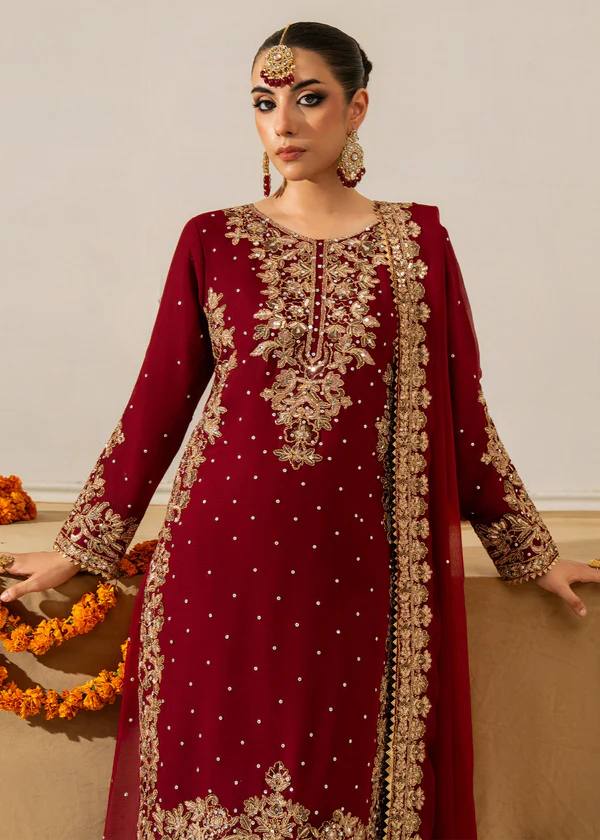 Sequin & Rivet Moti Work - Plazo & Dupatta Set