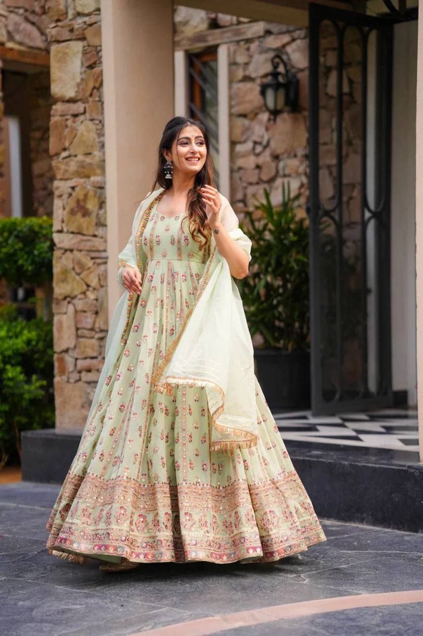 Thread Work Gown