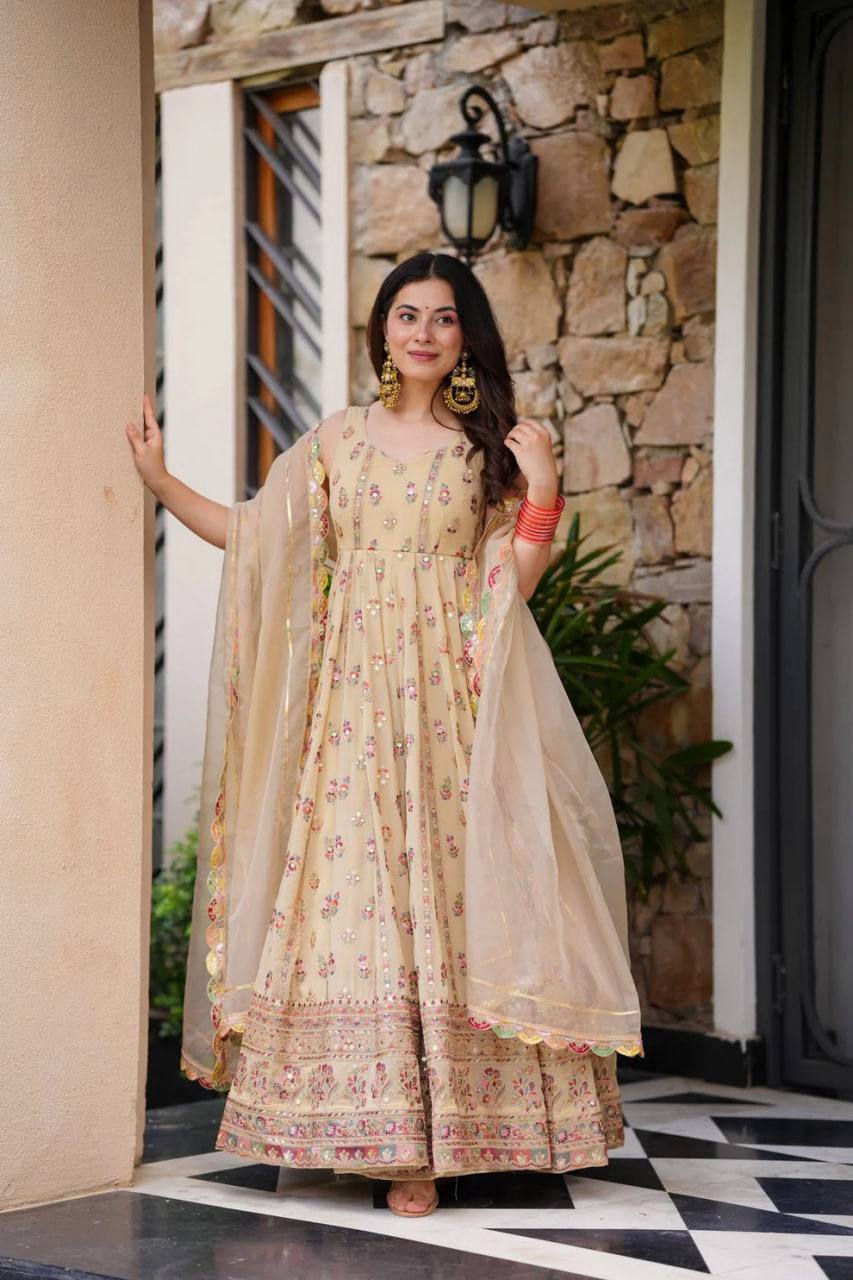 Thread Work Gown