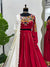 Reyon Silk Navratri Lehenga Choli Set with Real Mirror & Kodi Lace Work