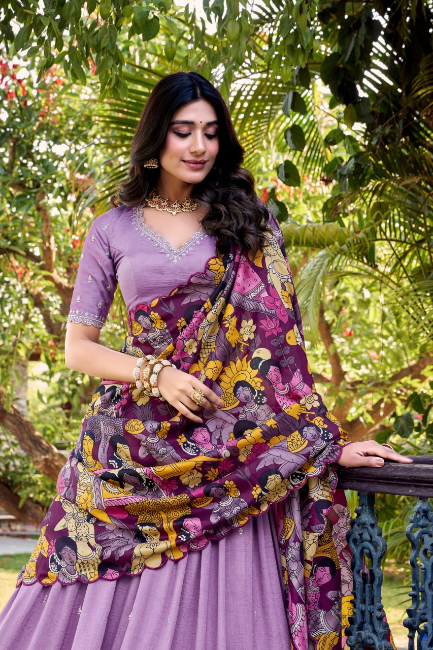 Tasar Silk Wedding Lehenga, 
Bridal Lehenga Choli Set, 
Vichitra Silk Embroidered Blouse, 
Sequins Work Dupatta Lehenga, 
Designer Bridal Lehenga 2025, 
Foil Print Lehenga for Weddings, 
Stitched Wedding Lehenga with Cancan, 
Indian Bridal Outfit Online, 
Traditional Silk Wedding Lehenga, 
Luxury Ethnic Wear for Brides