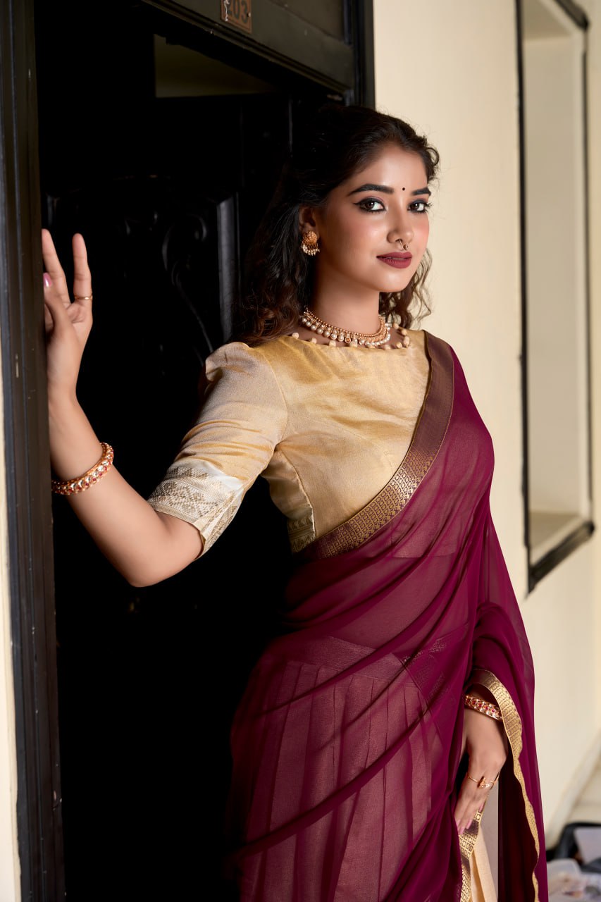 Cream Heritage Kanchipuram Silk Lehenga Choli with Zari Weaving & Dupatta