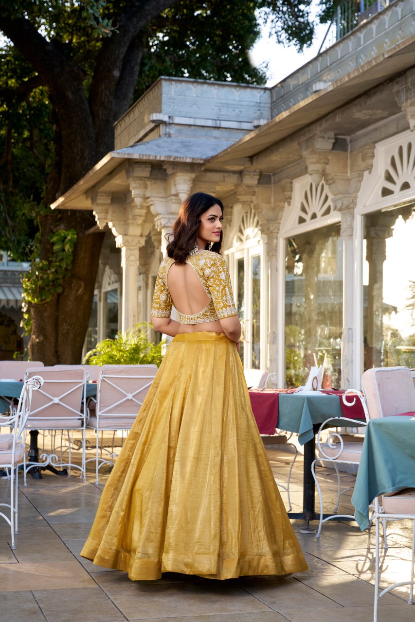 Designer Luxury Goldie Party Wear Lehenga Choli