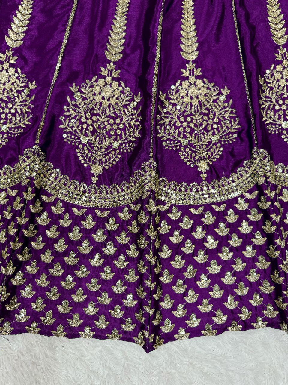 Chinon Silk Lehenga, Sequin Lehenga Choli, Thread Work Lehenga, Full Stitch Lehenga, Lace Border Dupatta, Side Zip Lehenga, 3 Meter Flair Lehenga, Unstitched Blouse, Wedding Wear Lehenga, Festive Ethnic Wear, Lightweight Lehenga Choli, Designer Lehenga Set, Traditional Indian Outfit