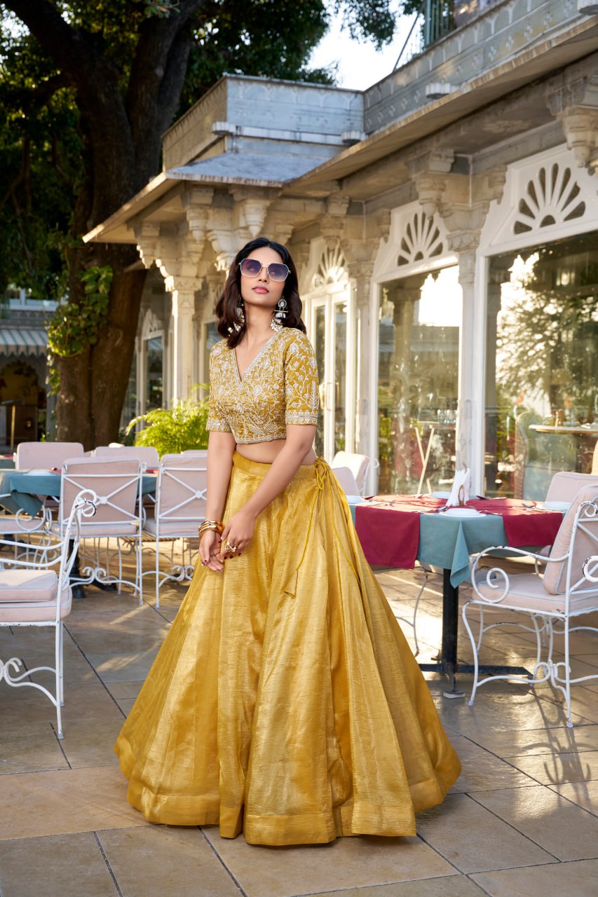 Designer Luxury Goldie Party Wear Lehenga Choli