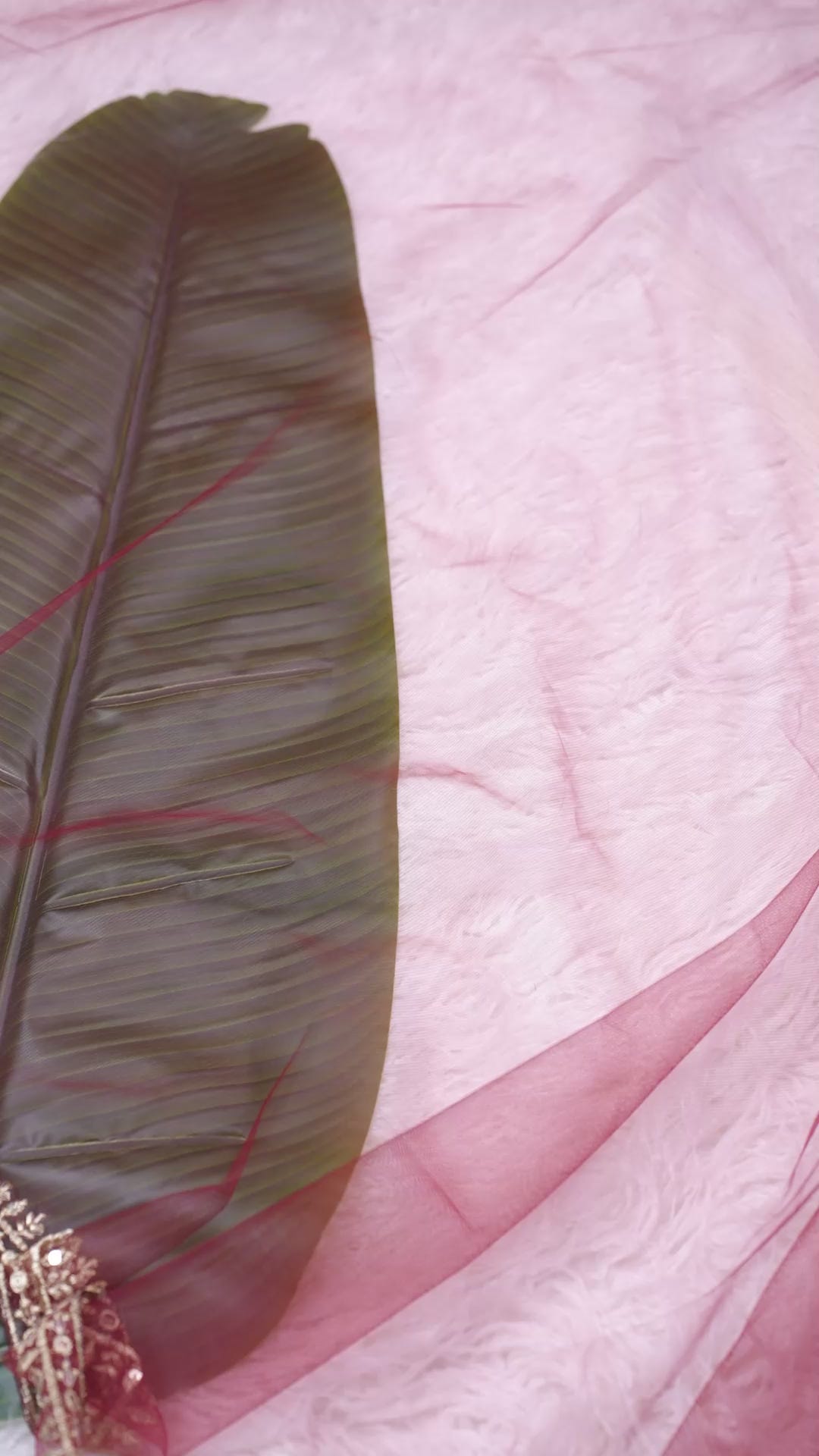 Velvet Designer Suit with Sequin Embroidery | Festive Occasion Wear Drape Dress