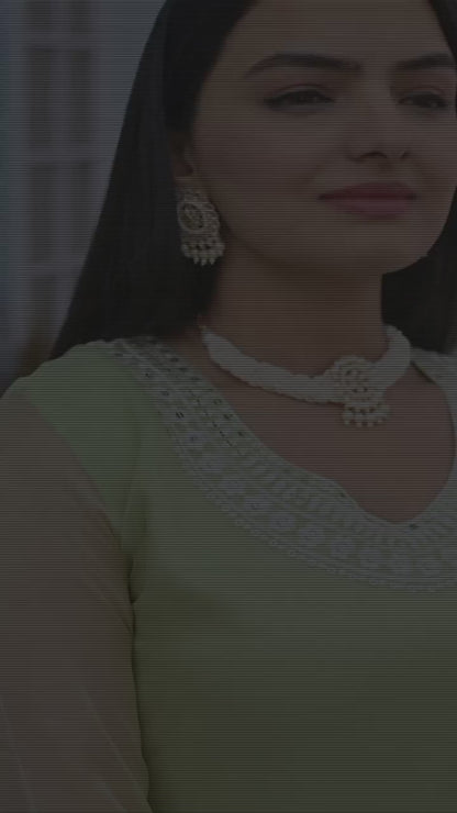 Designer Organza Sequin-Embroidered Suit Set | Premium Party-Wear Salwar Kameez Drape Dress