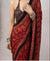 Red Floral Soft Mulmul Cotton Digital Print Saree with Banglori Blouse