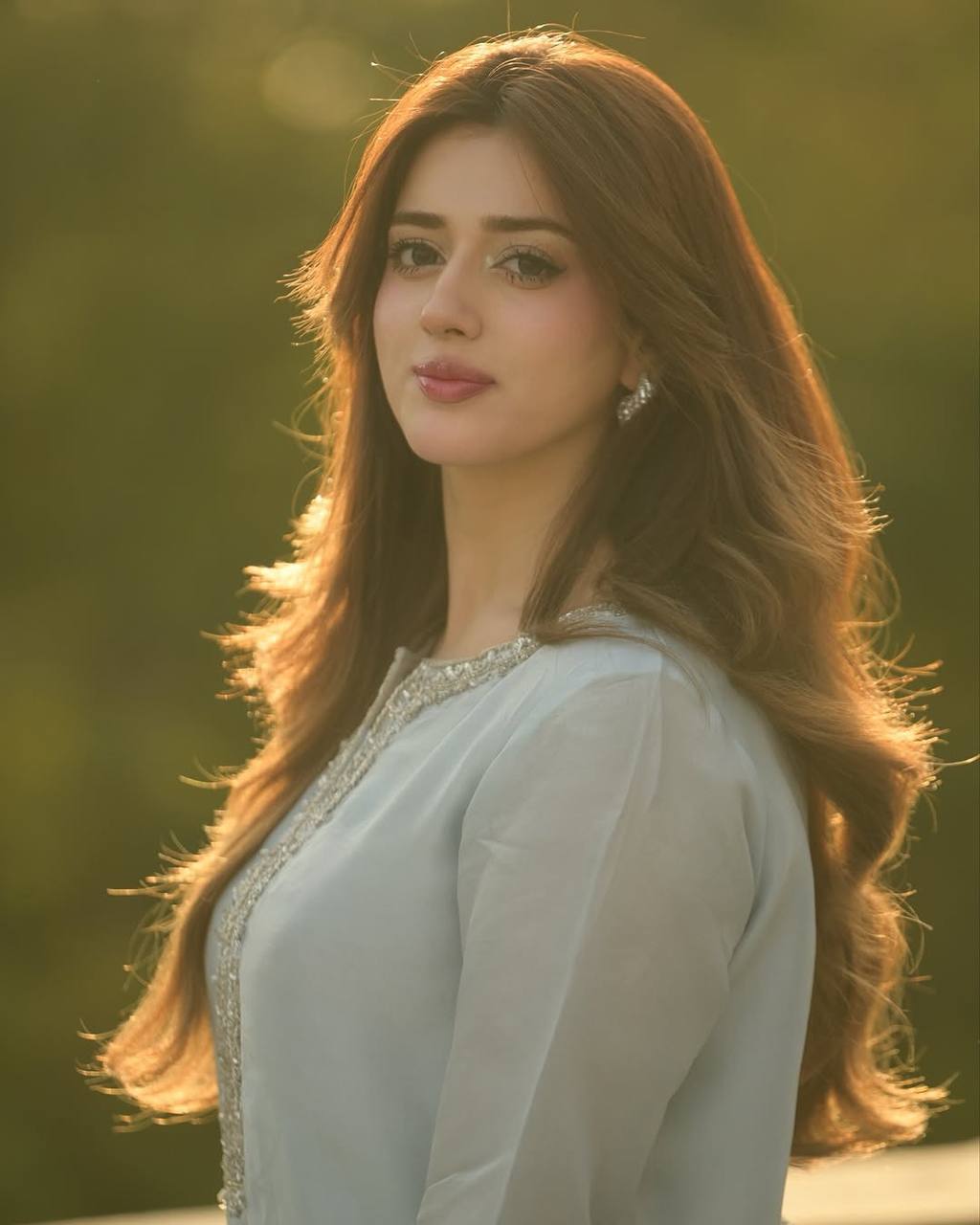 Sky Blue Designer Faux Georgette Embroidery Sharara Suit and Dupatta