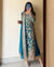Teal Blue Designer Heavy Faux Georgette Plazzo Top and Dupatta Party Wear