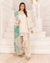 White Designer Natural Crepe Embroidery Farshi Palazzo Top and Dupatta