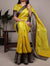 Yellow Rumali Silk Saree with Elegant Zari Weaving Matching Blouse